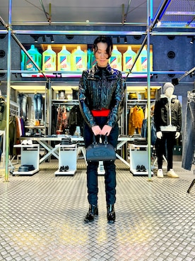 「DIESEL OSAKA」｜「アイテム（ブルゾン）」を使った、Romiさん（レディース・168cm）の秋コーディネート