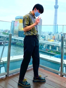 「JOINT WORKS（ジョイントワークス）のアイテム（トップス）」を使った、しぶさん（メンズ・172cm）の春コーディネート
