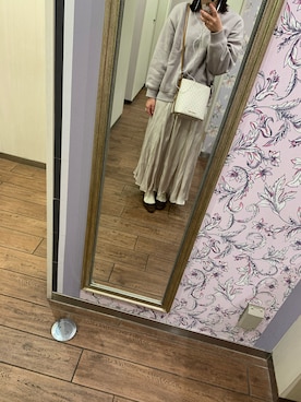 「BASE（ベース）のアイテム」を使った、りーさん（レディース・165cm）の秋コーディネート