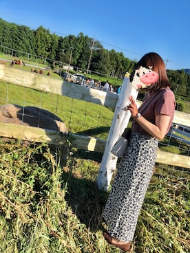 「BASE（ベース）のアイテム」を使った、りーさん（レディース・165cm）の秋コーディネート