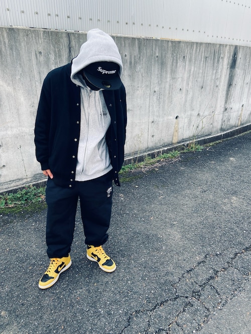 ウイークストマックⓂ︎|Supreme のキャップを使ったコーディネート