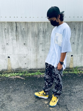 「FOG ESSENTIALS（エフオージーエッセンシャルズ）のアイテム（帽子）」を使った、 GASTRIC WEAKⓂ︎さん（メンズ・170cm）の秋コーディネート