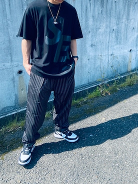 「Starting Over（スターティングオーバー）のアイテム（パンツ）」を使った、 GASTRIC WEAKⓂ︎さん（メンズ・170cm）の春コーディネート