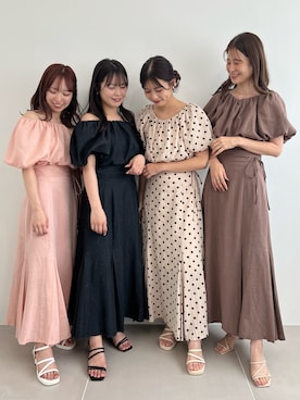 「大人可愛い女子」｜おはなさん（レディース・155cm）の夏コーディネート