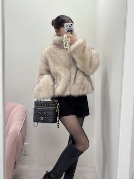 「アイテム（ブルゾン）」を使った、おはなさん（レディース・157cm）の秋コーディネート