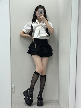 「one after another NICE CLAUP（ワンアフターアナザーナイスクラップ）のアイテム」を使った、おはなさん（レディース・157cm）の春コーディネート