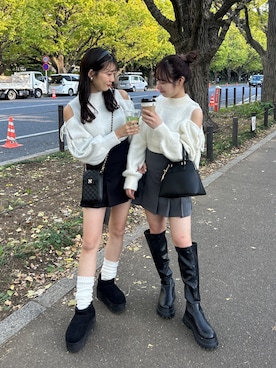 おはなさん（レディース・157cm）の冬コーディネート