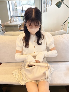 「春カーディガン」｜おはなさん（レディース・155cm）の春コーディネート