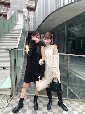 「お揃いコーデ」｜「アイテム（ブーツ）」を使った、おはなさん（レディース・155cm）の夏コーディネート