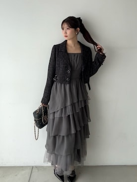 「one after another NICE CLAUP（ワンアフターアナザーナイスクラップ）のアイテム」を使った、おはなさん（レディース・157cm）の冬コーディネート