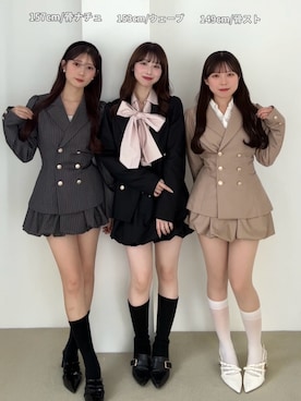 「one after another NICE CLAUP（ワンアフターアナザーナイスクラップ）のアイテム」を使った、おはなさん（レディース・157cm）の冬コーディネート