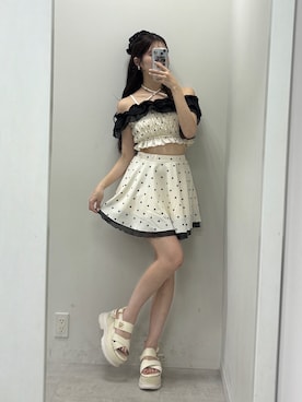 「one after another NICE CLAUP（ワンアフターアナザーナイスクラップ）のアイテム」を使った、おはなさん（レディース・157cm）の春コーディネート