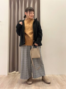 「DRESKIP（ドレスキップ）のアイテム（その他アウター）」を使った、kitaさん（レディース・147cm）の冬コーディネート