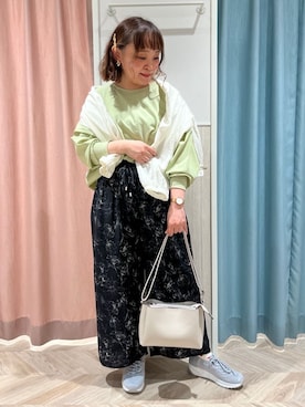 「DRESKIP（ドレスキップ）のアイテム」を使った、kitaさん（レディース・147cm）の春コーディネート