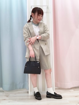 「DRESKIP（ドレスキップ）のアイテム（その他シューズ）」を使った、kitaさん（レディース・147cm）の春コーディネート