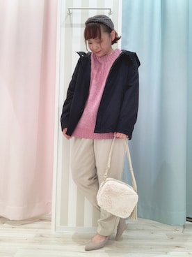 kitaさん（レディース・147cm）の冬コーディネート