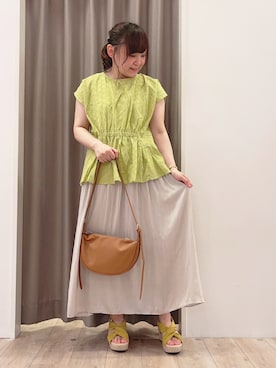 「ピスタチオ」｜「アイテム（サンダル）」を使った、kitaさん（レディース・147cm）の夏コーディネート