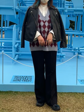 𝐦𝐢𝐬𝐚さん（レディース・161cm）の秋コーディネート