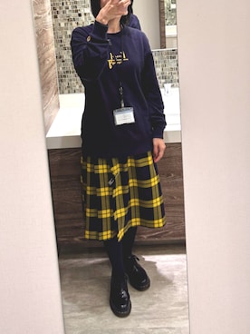 「アイテム（ドレスシューズ）」を使った、potatosaladさん（レディース・156cm）の秋コーディネート