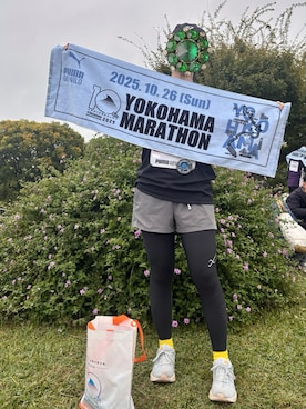 「アイテム（アウトドア/スポーツ）」を使った、potatosaladさん（レディース・156cm）の秋コーディネート