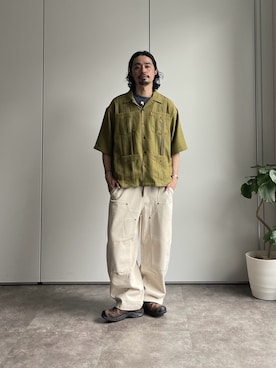 「CPCM（シーピーシーエム）のアイテム」を使った、Genki Nakamuraさん（メンズ・179cm）の春コーディネート