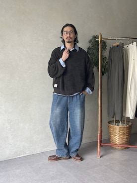 「CPCM（シーピーシーエム）のアイテム（パンツ）」を使った、Genki Nakamuraさん（メンズ・179cm）の春コーディネート