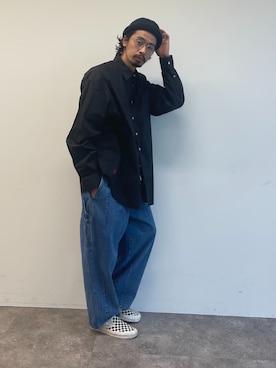 「ROTHCO（ロスコ）のアイテム（帽子）」を使った、Genki Nakamuraさん（メンズ・179cm）の秋コーディネート