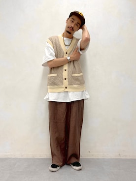 Genki Nakamuraさん（メンズ・179cm）の春コーディネート