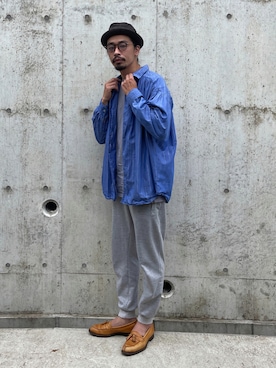 「no brand（ノーブランド）のアイテム」を使った、Genki Nakamuraさん（メンズ・179cm）の秋コーディネート