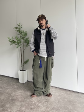 「アイテム（その他アウター）」を使った、Genki Nakamuraさん（メンズ・179cm）の春コーディネート