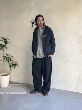 「CPCM（シーピーシーエム）のアイテム」を使った、Genki Nakamuraさん（メンズ・179cm）の春コーディネート