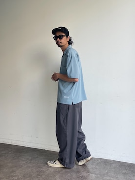 「CPCM（シーピーシーエム）のアイテム」を使った、Genki Nakamuraさん（メンズ・179cm）の夏コーディネート