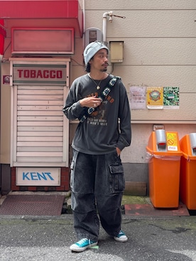 Genki Nakamuraさん（メンズ・179cm）の夏コーディネート