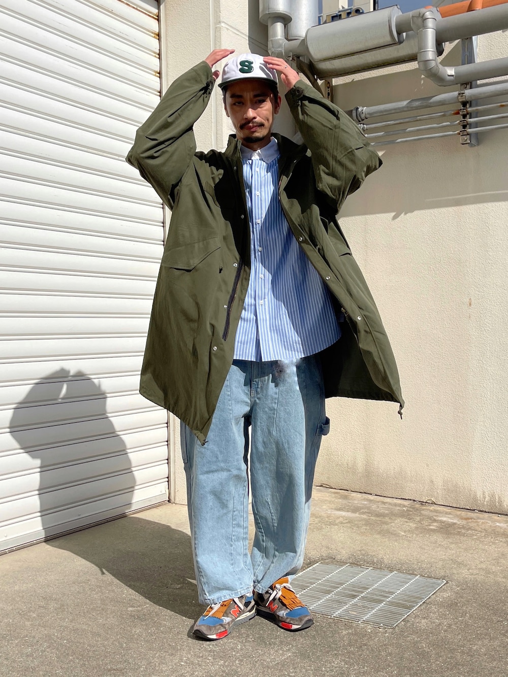 New Balance モッズコートカーキー NEW BALANCEのアイテムを使った「モッズコート カーキ」の人気