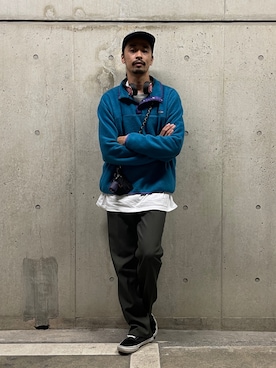 「Wrangler（ラングラー）のアイテム」を使った、Genki Nakamuraさん（メンズ・179cm）の秋コーディネート