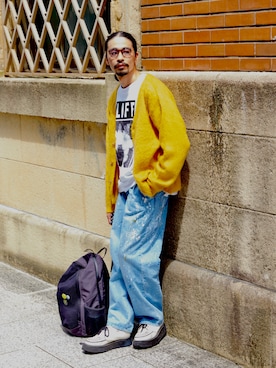 「GEORGE COX（ジョージコックス）のアイテム」を使った、Genki Nakamuraさん（メンズ・179cm）の秋コーディネート