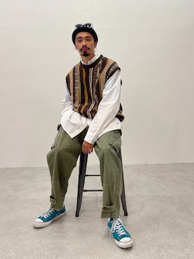 「CPCM（シーピーシーエム）のアイテム」を使った、Genki Nakamuraさん（メンズ・179cm）の夏コーディネート