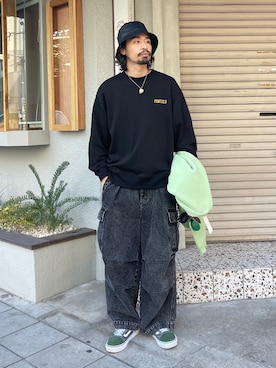 「PENFIELD USA（ペンフィールドユーエスエー）のアイテム」を使った、Genki Nakamuraさん（メンズ・179cm）の冬コーディネート