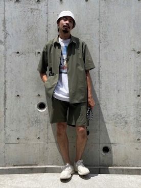 Genki Nakamuraさん（メンズ・179cm）の夏コーディネート
