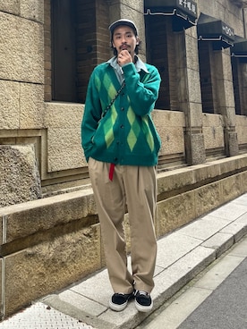 「RED KAP（レッドキャップ）のアイテム」を使った、Genki Nakamuraさん（メンズ・179cm）の秋コーディネート