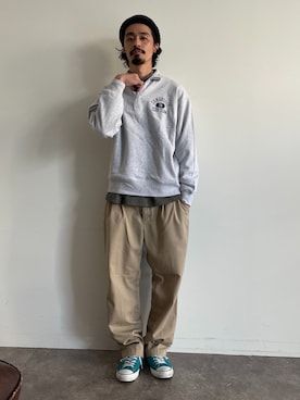 「RED KAP（レッドキャップ）のアイテム」を使った、Genki Nakamuraさん（メンズ・179cm）の秋コーディネート