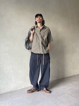 「チェック」｜Genki Nakamuraさん（メンズ・179cm）の春コーディネート