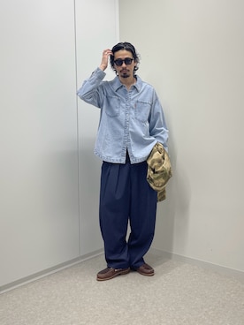 「CPCM（シーピーシーエム）のアイテム（パンツ）」を使った、Genki Nakamuraさん（メンズ・179cm）の春コーディネート