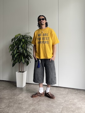 「CPCM（シーピーシーエム）のアイテム」を使った、Genki Nakamuraさん（メンズ・179cm）の春コーディネート