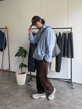 「U.S. POLO ASSN.（ユーエスポロアッスン）のアイテム」を使った、Genki Nakamuraさん（メンズ・179cm）の春コーディネート