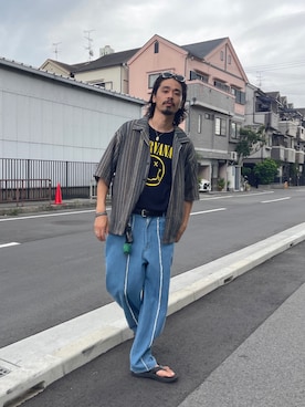 Genki Nakamuraさん（メンズ・179cm）の夏コーディネート