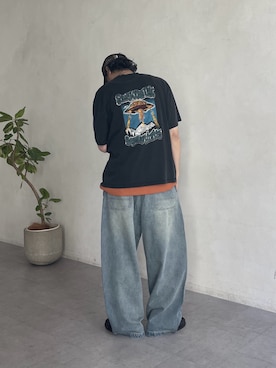 「CPCM（シーピーシーエム）のアイテム」を使った、Genki Nakamuraさん（メンズ・179cm）の夏コーディネート