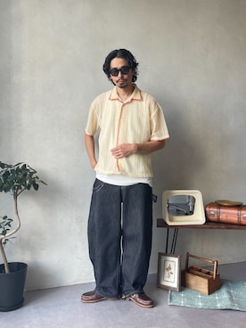 「CPCM（シーピーシーエム）のアイテム」を使った、Genki Nakamuraさん（メンズ・179cm）の夏コーディネート