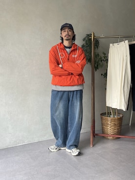 「CPCM（シーピーシーエム）のアイテム（パンツ）」を使った、Genki Nakamuraさん（メンズ・179cm）の春コーディネート