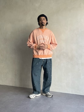 「CPCM（シーピーシーエム）のアイテム（パンツ）」を使った、Genki Nakamuraさん（メンズ・179cm）の春コーディネート